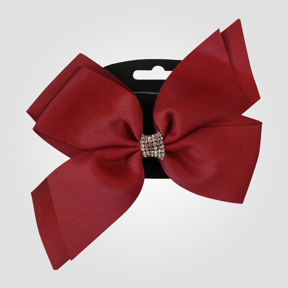 Jo Jo Hair Bows-Maroon